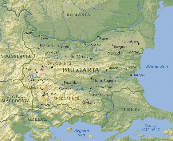 Pernik Map